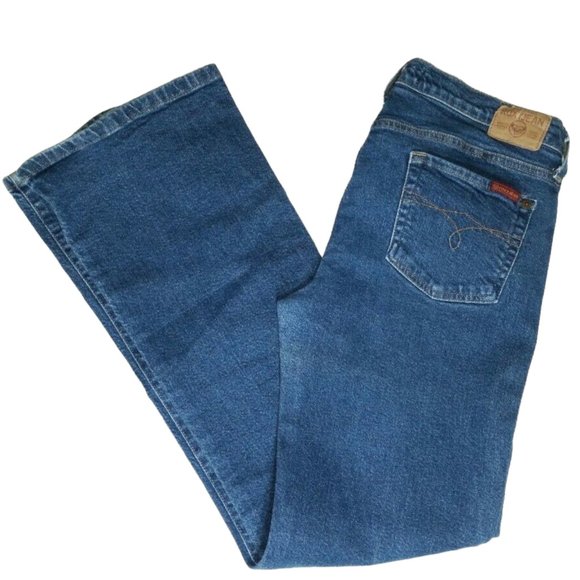 Roxy Jeans Boot Cut Sz 13 Medium-Wash Skate Grunge Classic Blue Denim - Picture 4 of 4